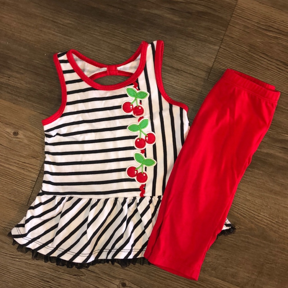 Summer Baby Cherry Outfit